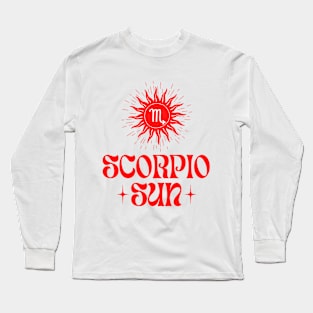 Scorpio Sun | Born in October and November | Zodiac Sign Birthday Gifts Venus Long Sleeve T-Shirt